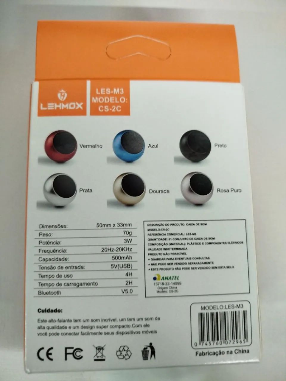 MINI CAIXA DE SOM LEHMOX  - Foto 2