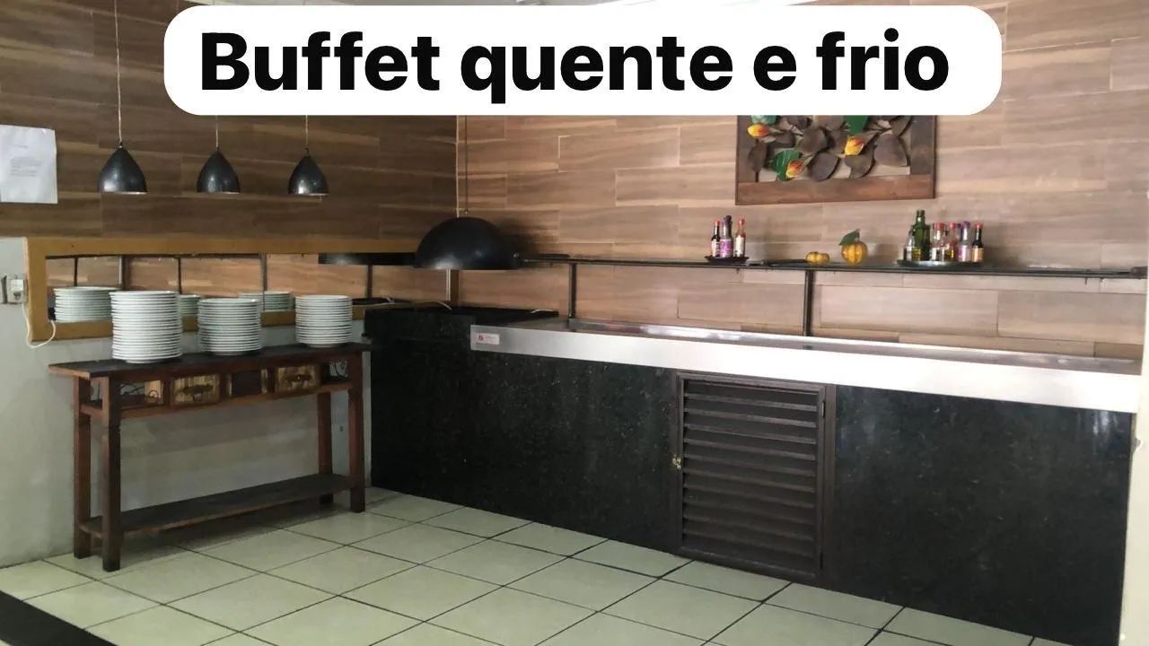 Estação de buffet serv Service quente e frio 