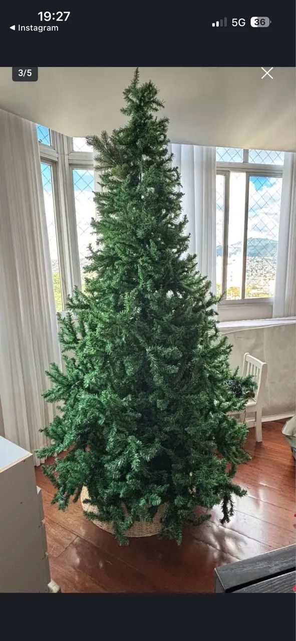 Árvore de Natal - 2,40 bem cheia 