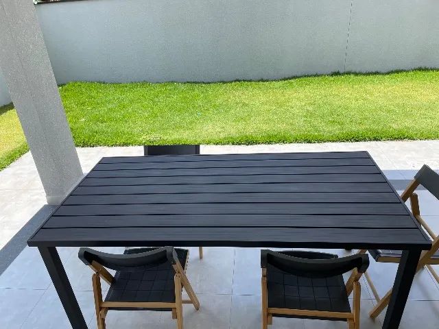 Mesa de alumínio ripado 1,8x0,9 m  - Foto 2