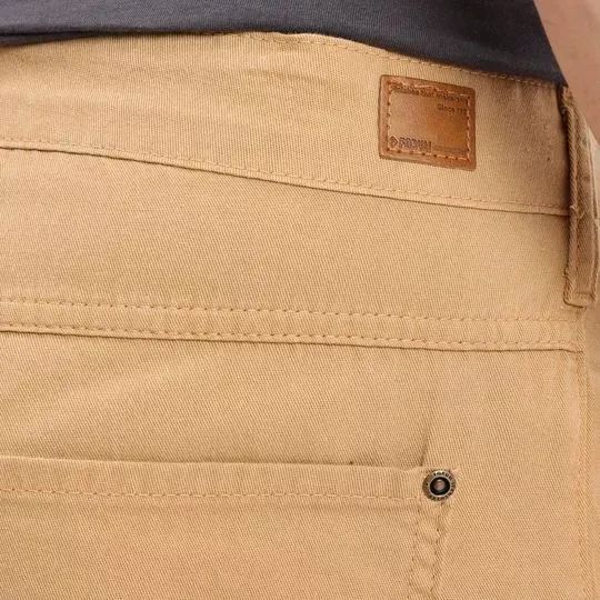 Calça Sarja  Forum Vitor - Bege - Masculina - N°44      - Foto 3