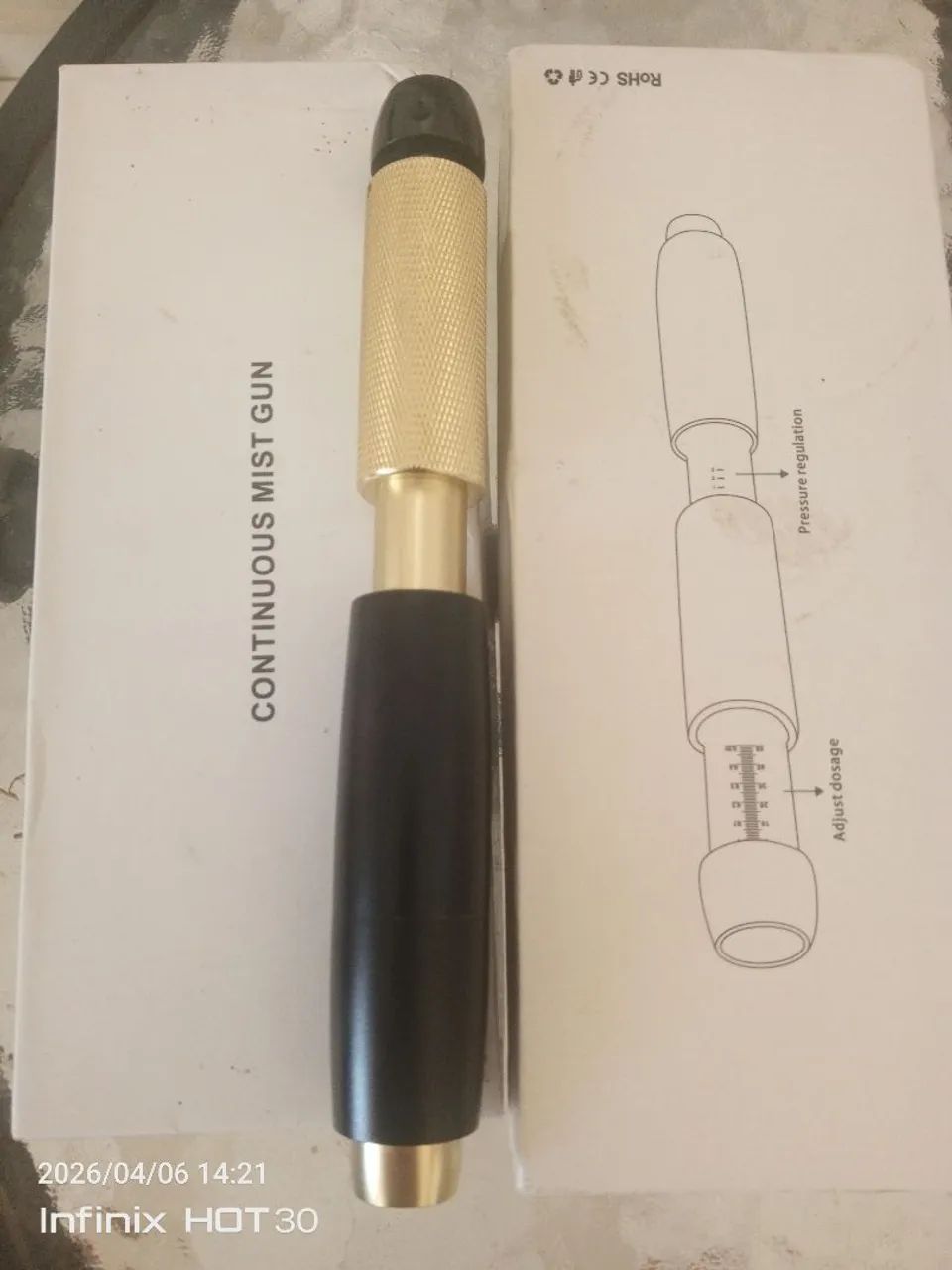 Caneta para estética sem agulha