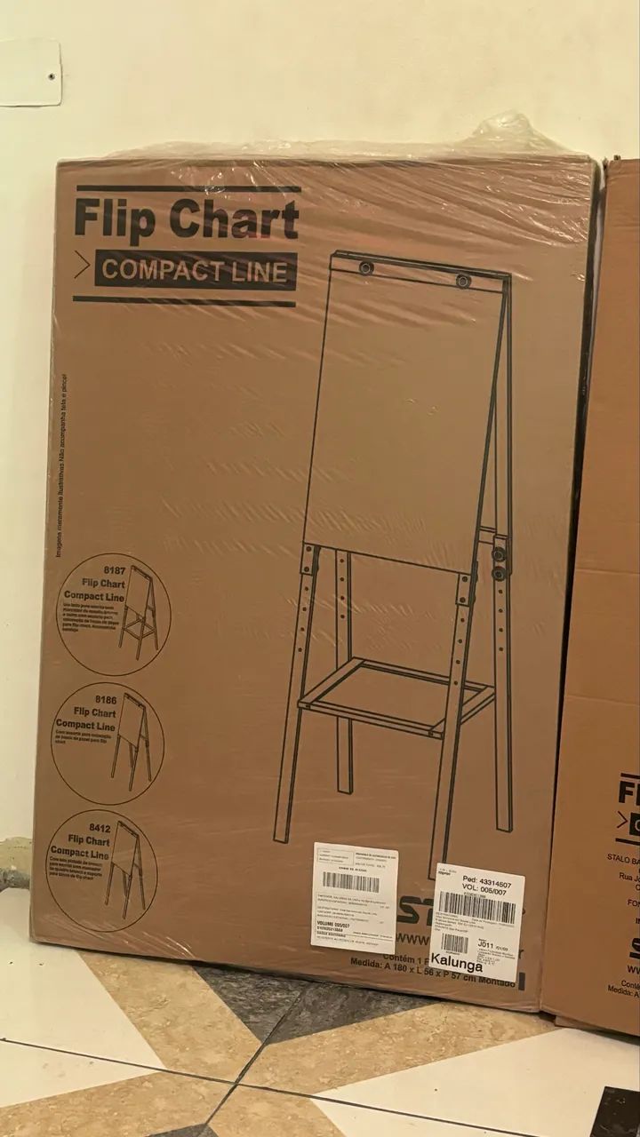 2 Flip Chart Compactline da Kalunga (Novo) - Foto 3
