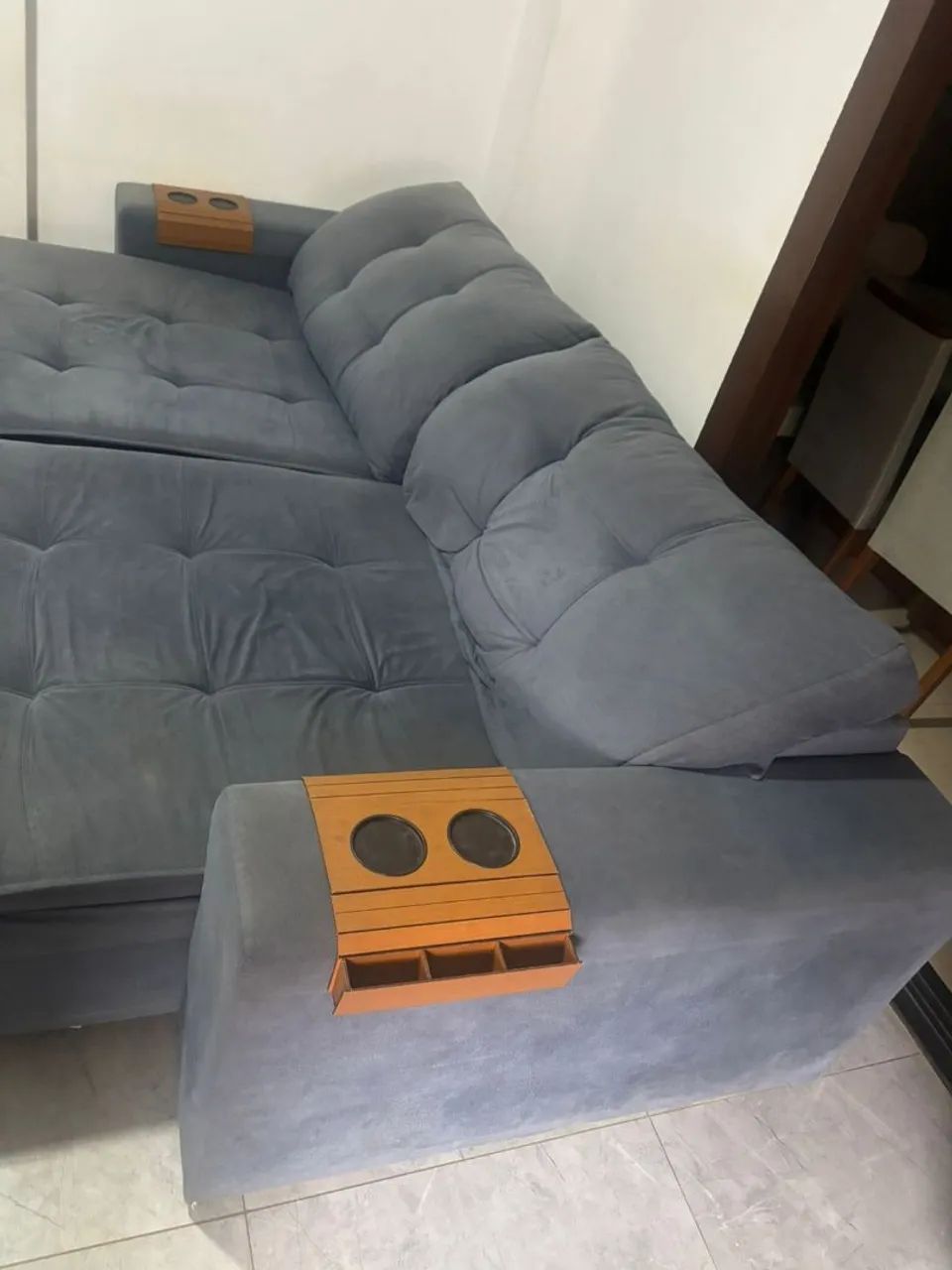 Sofá retrátil e reclináveis 4 lugares - Foto 2