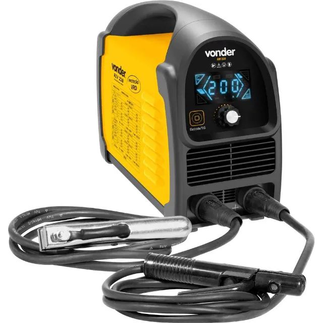 Inversor para solda com eletrodo e TIG, 200 A, RIV 228, com display LED, monofásico, 127 V