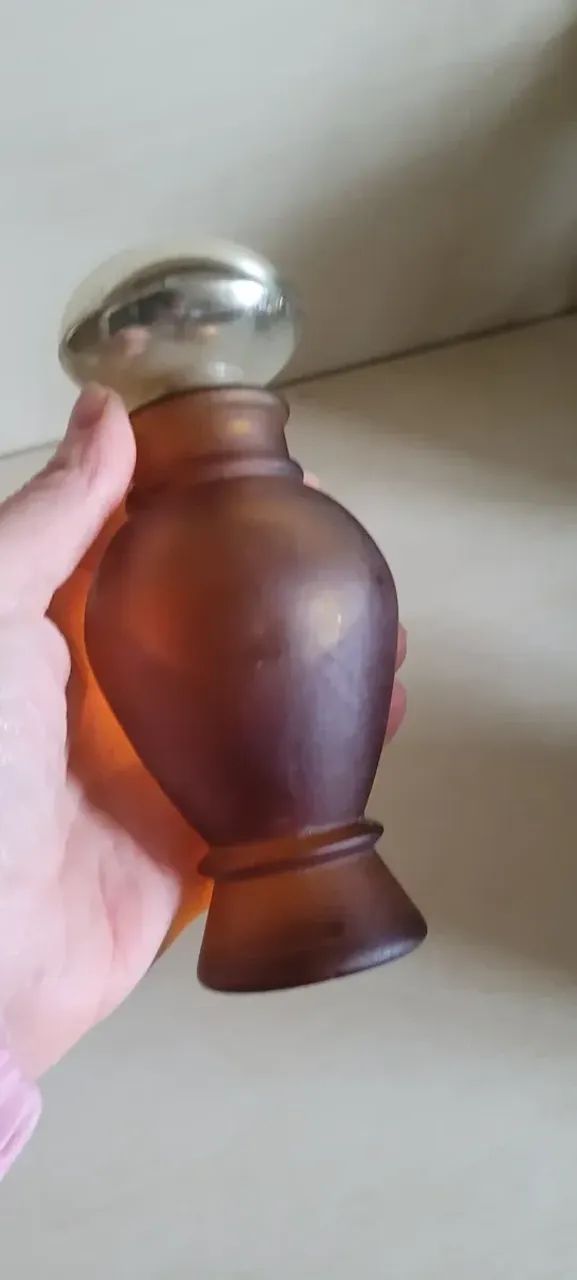 Frasco Antigo Perfume Vidro Âmbar Estilo Boticário (Usado) - Foto 2