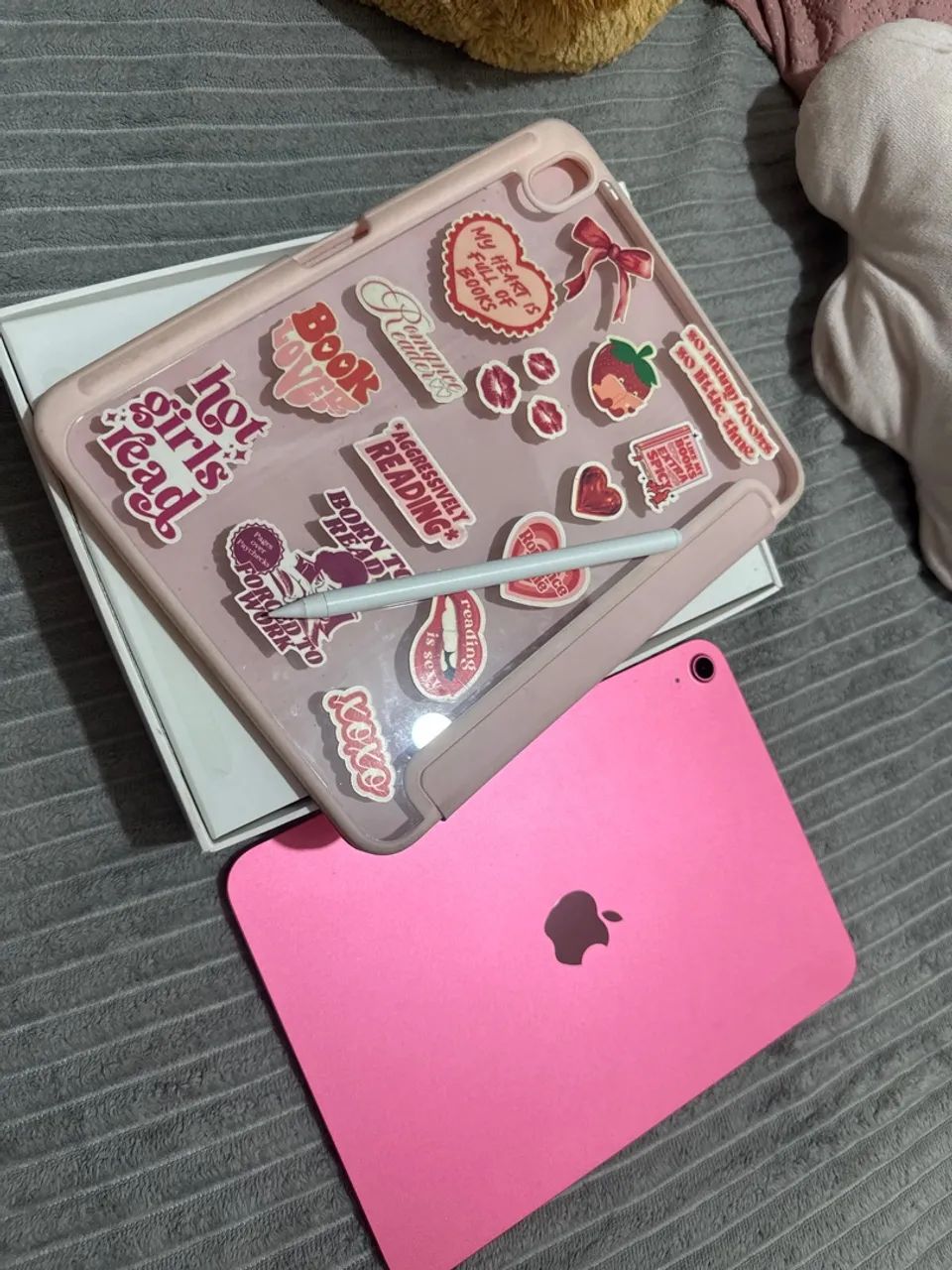 iPad A16 128GB Rosa - Impecável + Caneta + Capinha - Foto 3