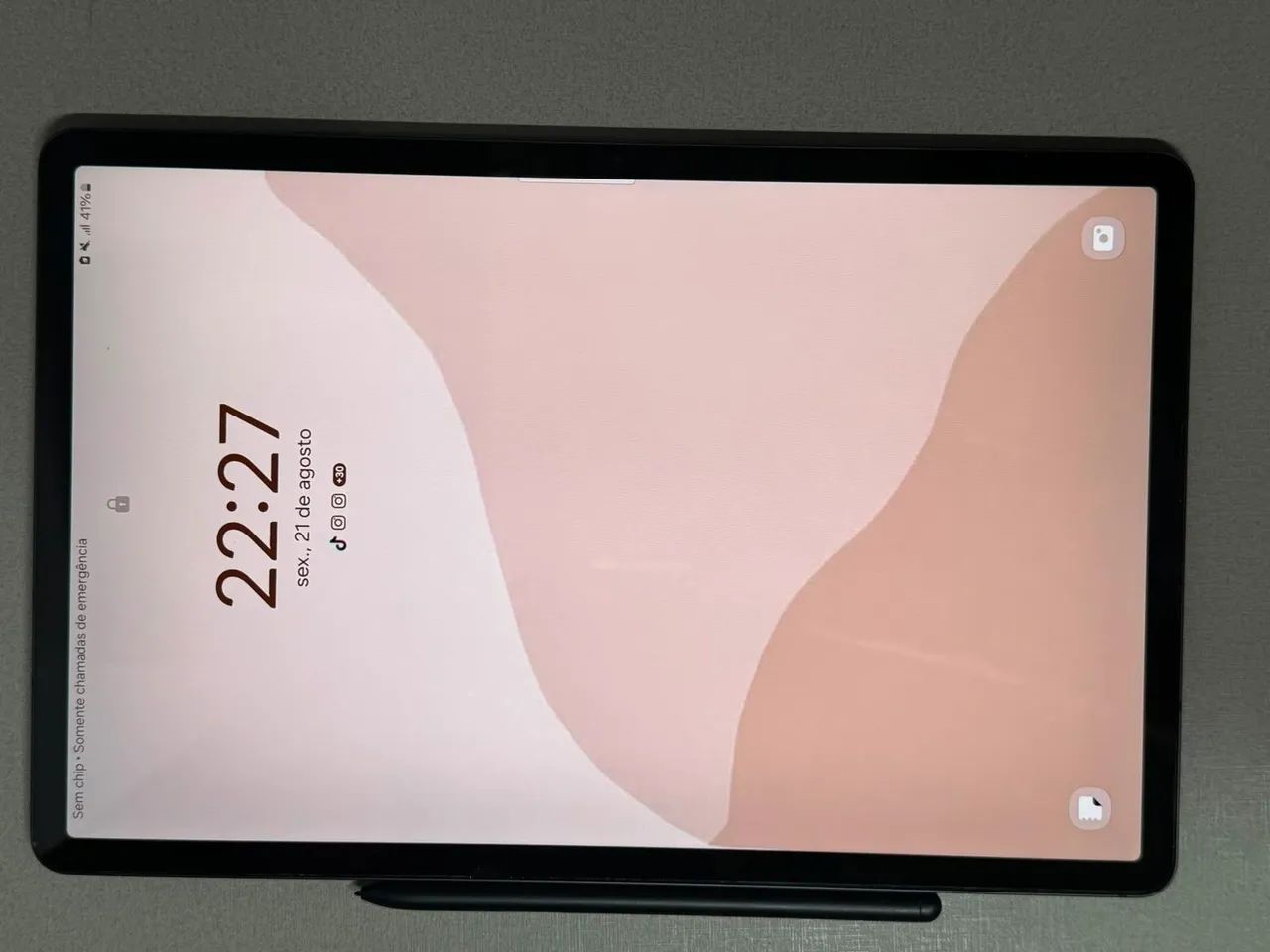 Galaxy tab S7 fe com chip 128gb