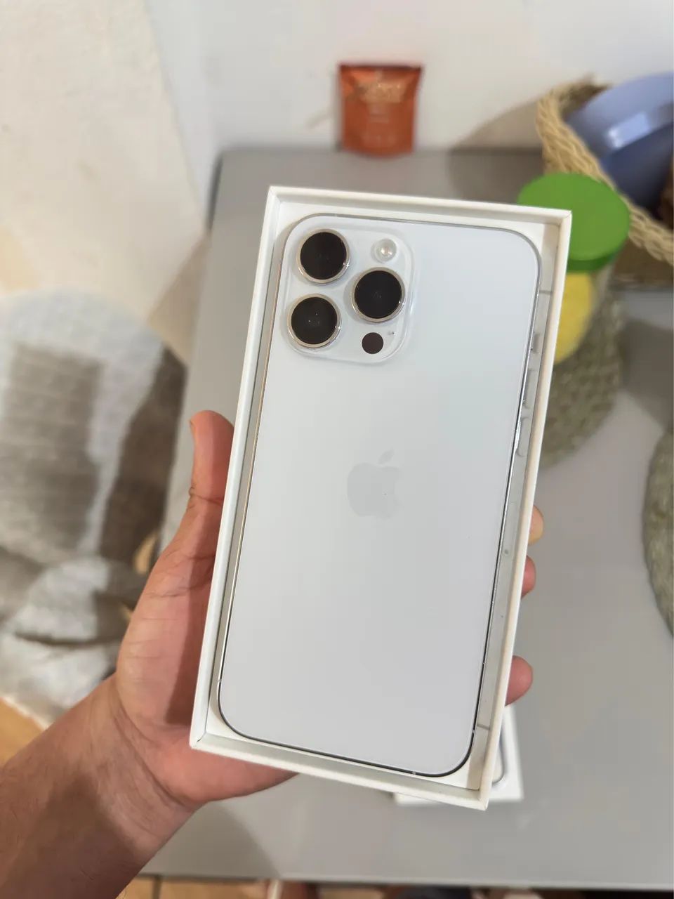 iPhone 14 Pro Max 128gb silver branco  - Foto 5