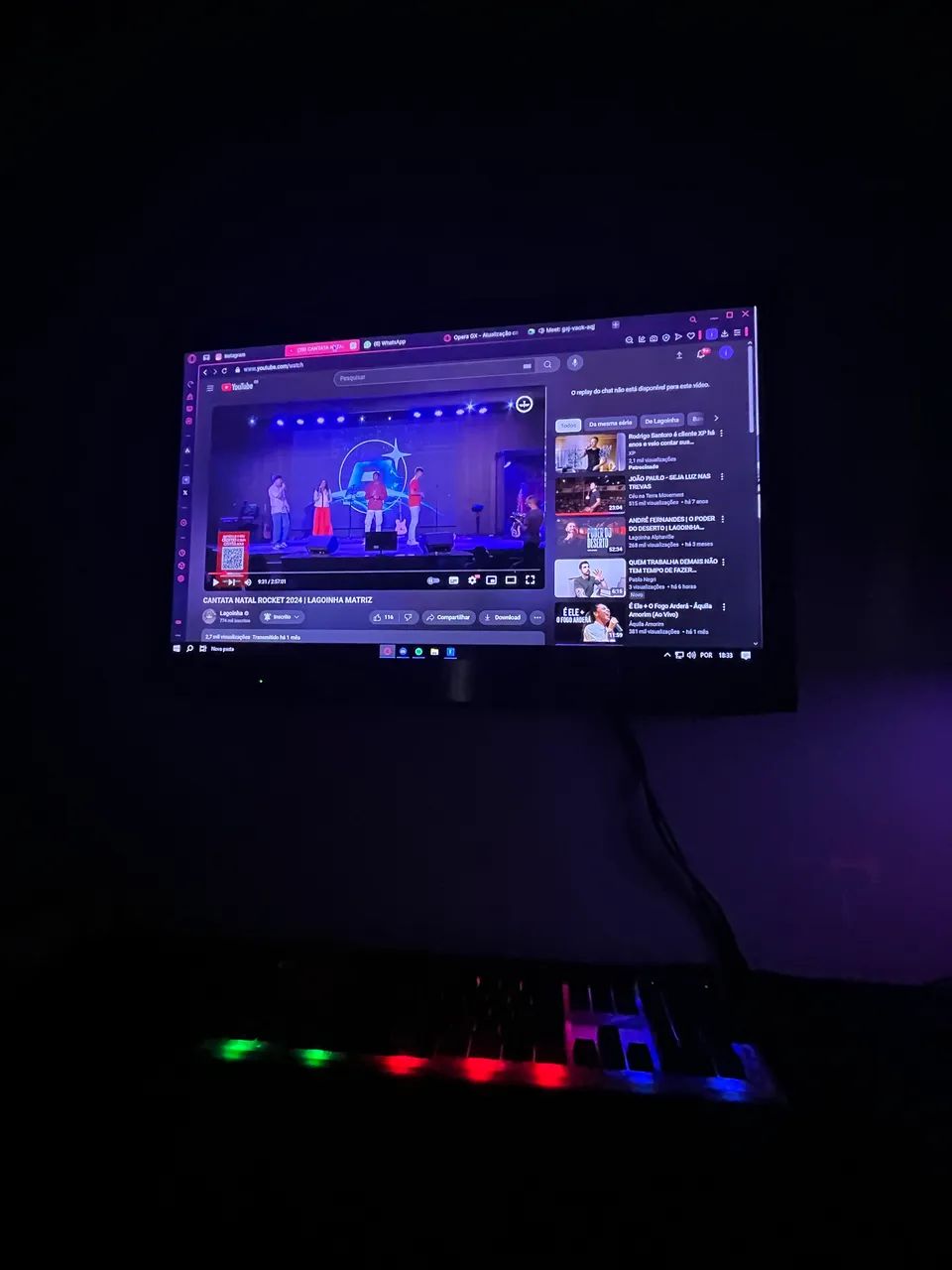 TV Sony 60Hz 32 Polegadas COM SUPORTE DE PAREDE