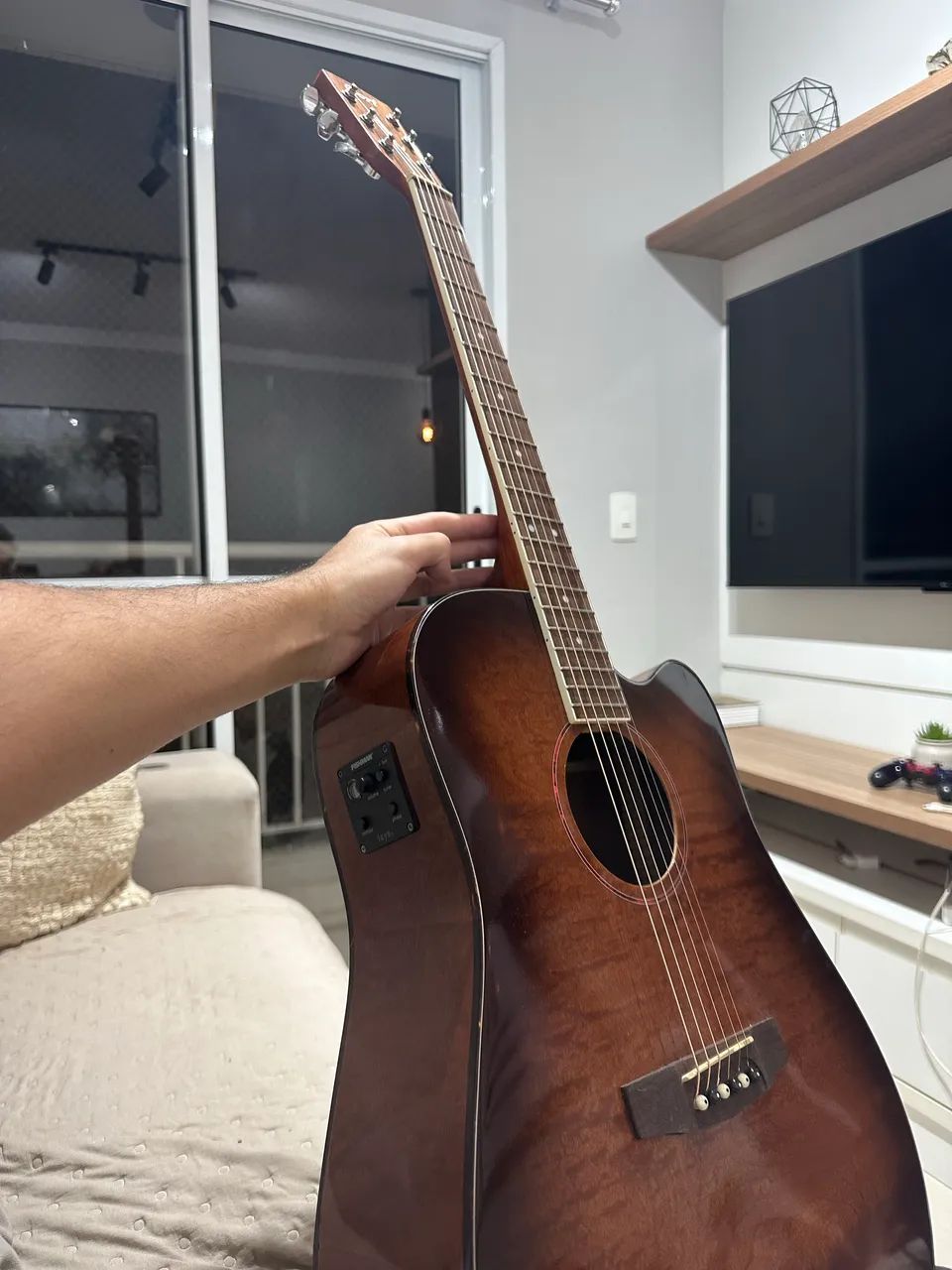 VIOLÃO CORT AD890MCF NAT - ELETROACÚSTICO FISHMAN - Foto 5