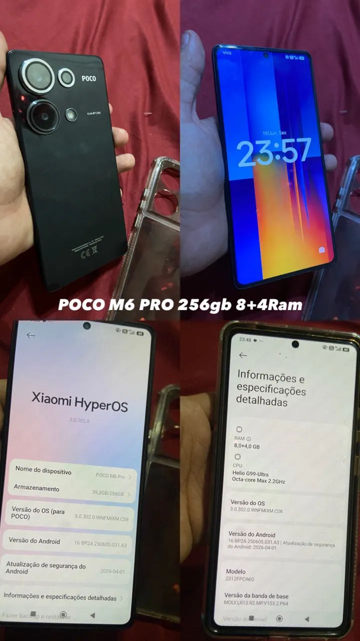 Celular Poco M6 Pro 256gb - Foto 2