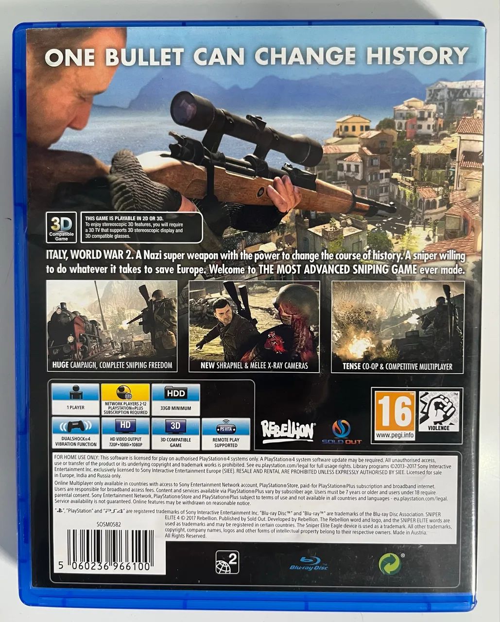 JOGO SNIPER ELITE 4 - PS4 - Foto 2