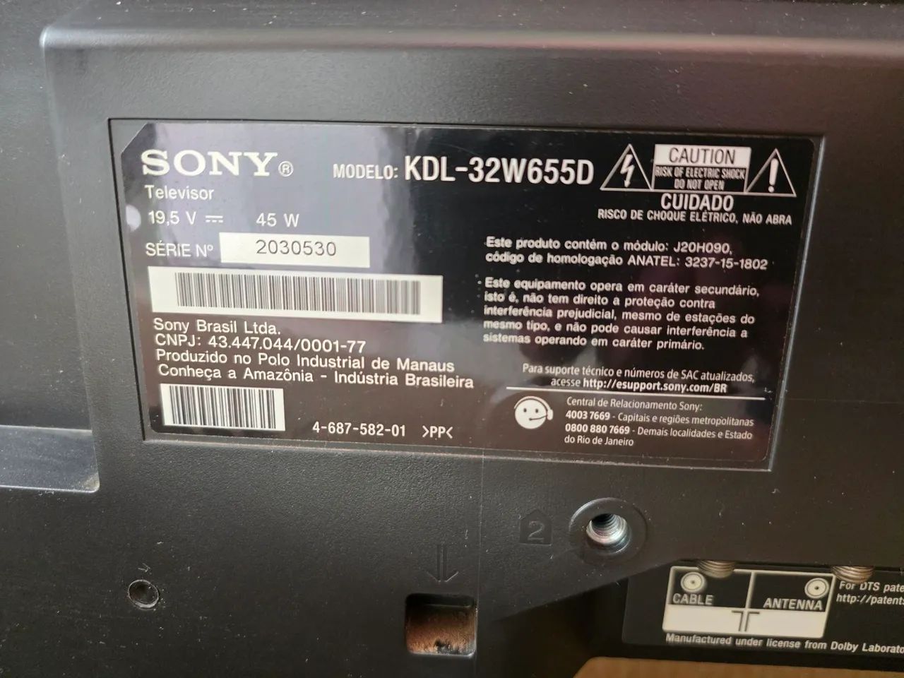 Vendo Smart TV Sony LED 32 polegadas - Foto 4