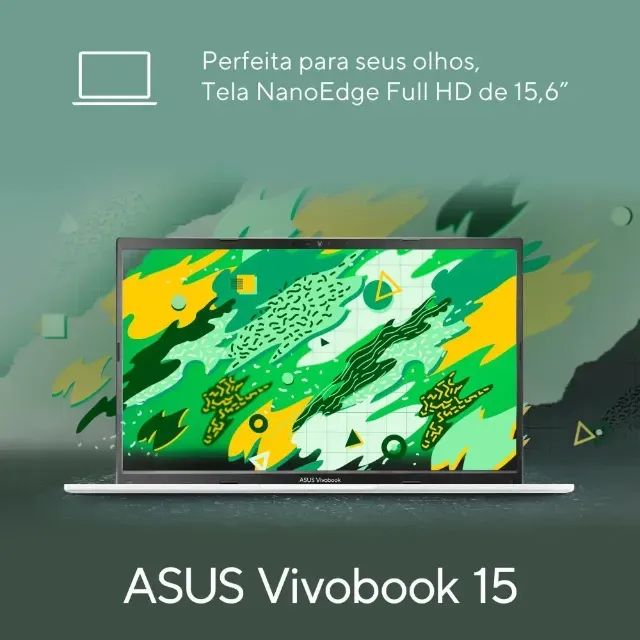 Notebook ASUS Vivobook 15 M1502, AMD Ryzen 7, 8 GB RAM, 512 GB SSD, KeepOS Linux, Cool Sil - Foto 4