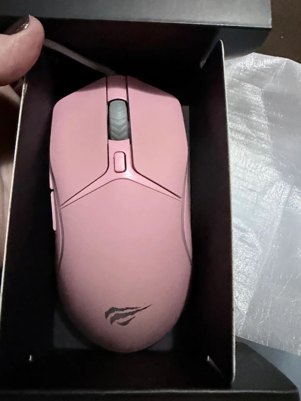 Mouse gamer rosa