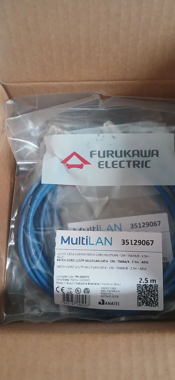 Cabo Cat6 Furukawa - Foto 2