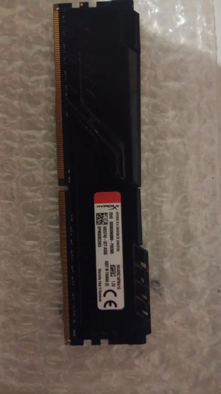 Memória ram ddr4 16gb HyperX