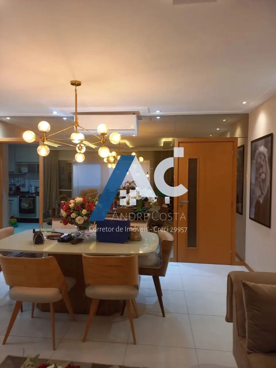 Aluguel apartamento Alto Padrão 3 Suítes finamente decorado e mobiliado no Hemisphere 360 - Foto 6