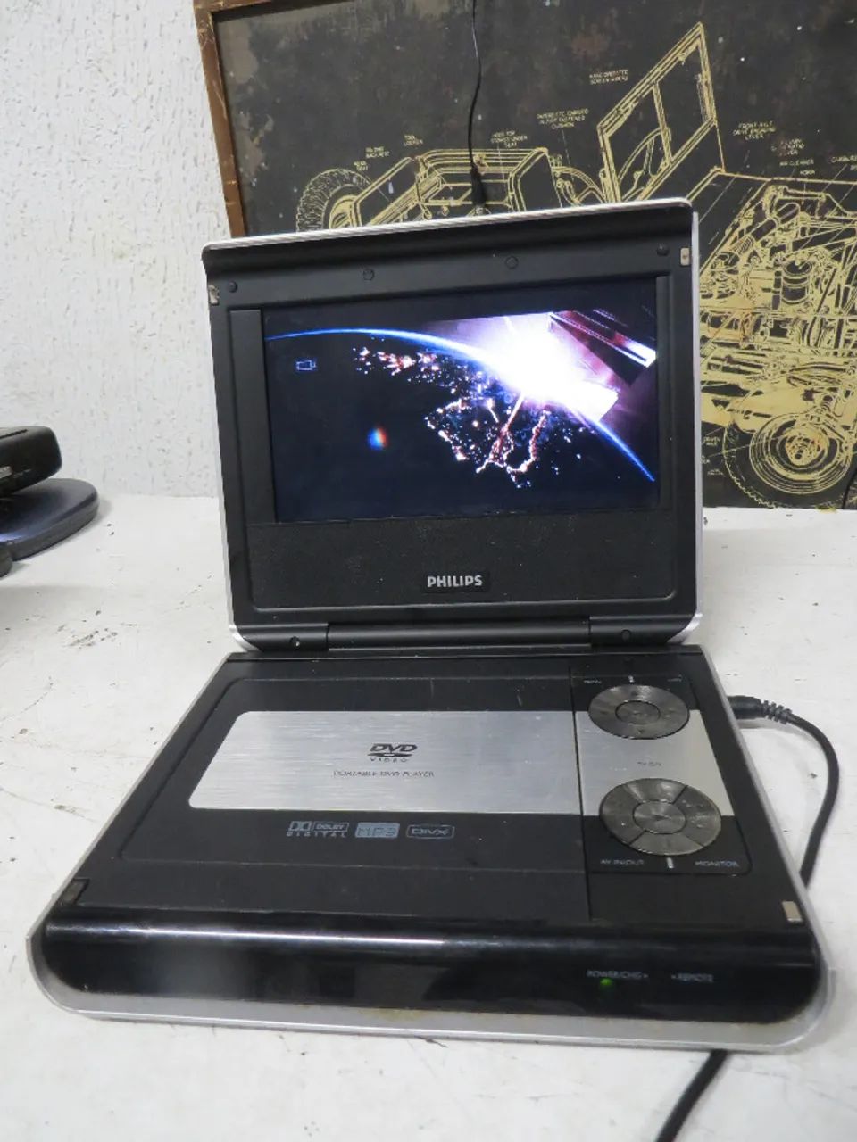 leitor de dvd portatil philips 