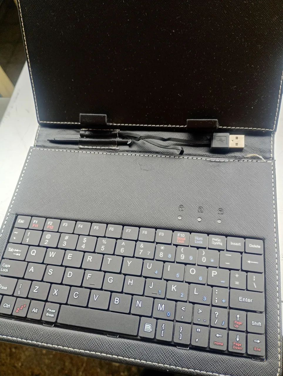 Mini teclado USB porta tablet - Foto 2