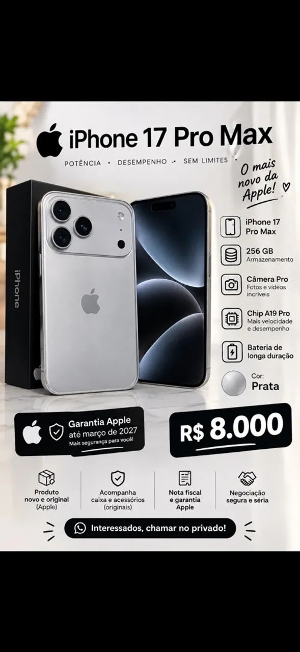 iPhone 17 pro Max 