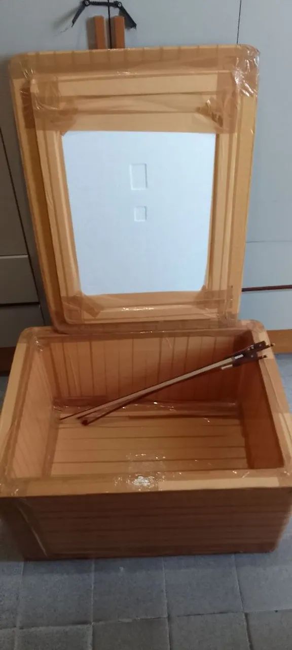 Caixa de isopor 180 litros grande