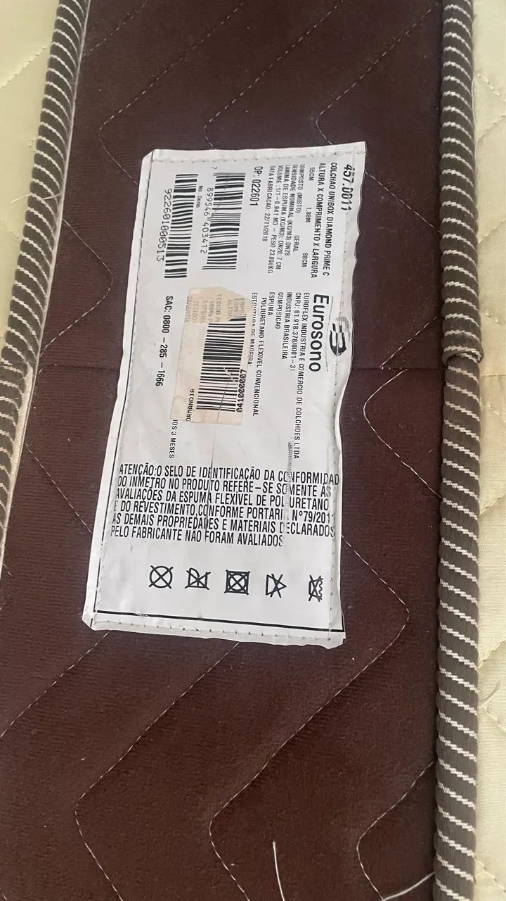 Vendo colchão unibox EUROSONO - Foto 3