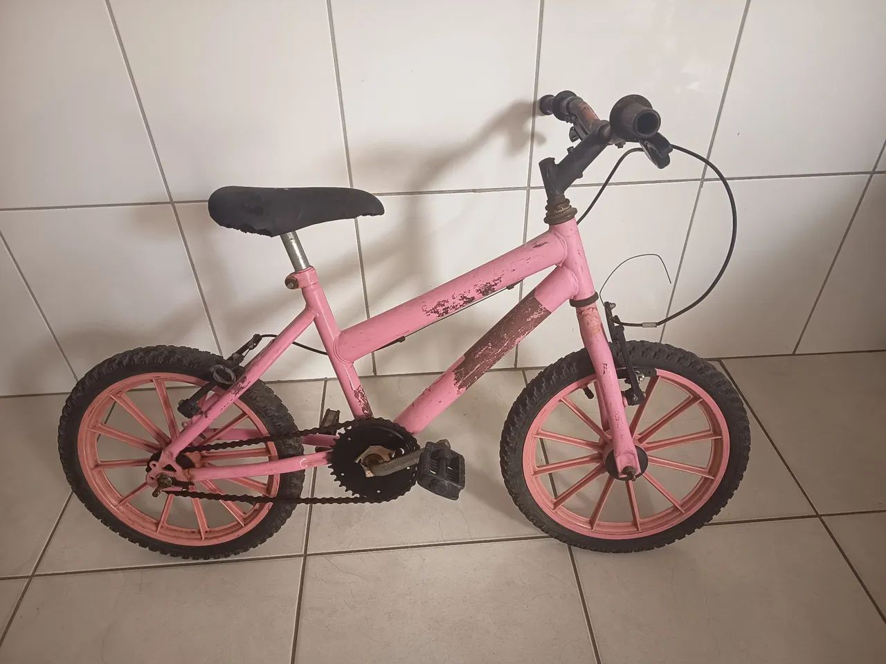 Bicicleta infantil Rosa - Usada