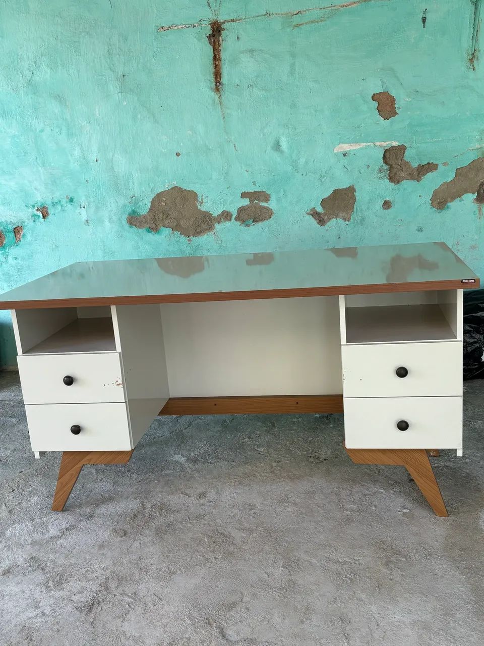 Mesa de computador de madeira  - Foto 3