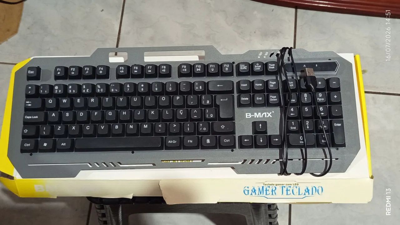 Vendo um teclado normal de membrana  - Foto 2