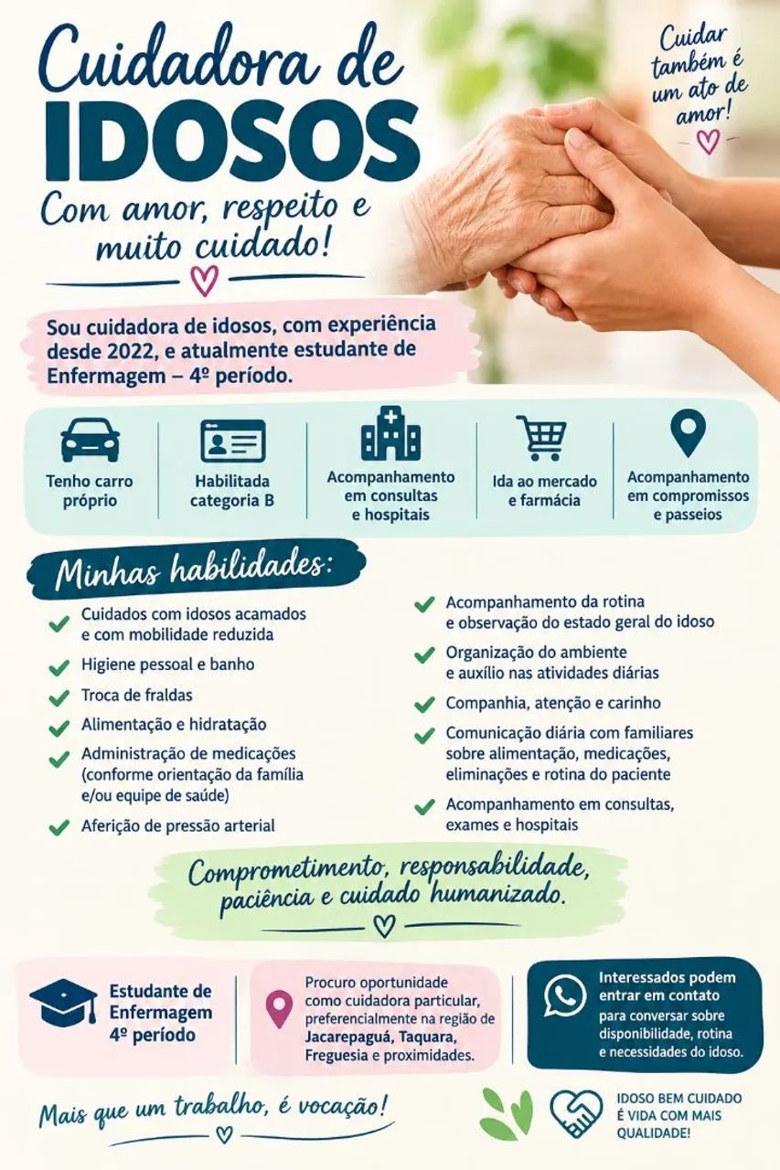 Cuidadora e companhia 