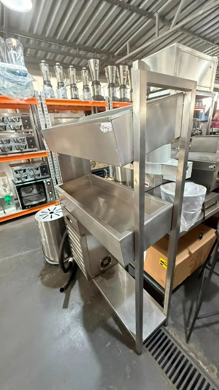 Pista Refrigerada Dupla em aço inoxidável - Foto 3