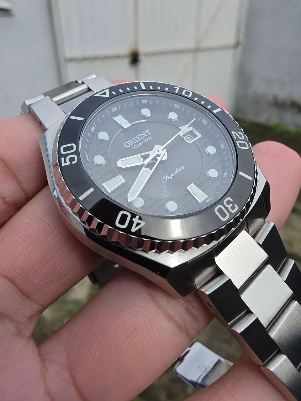 Relógio Masculino Orient Solartech Elite Diver - Foto 4