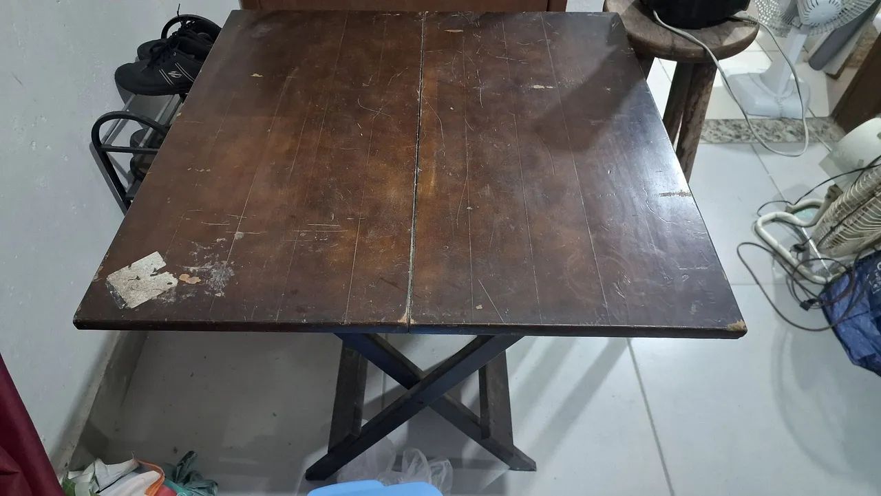 Mesa de madeira dobrável  - Foto 3