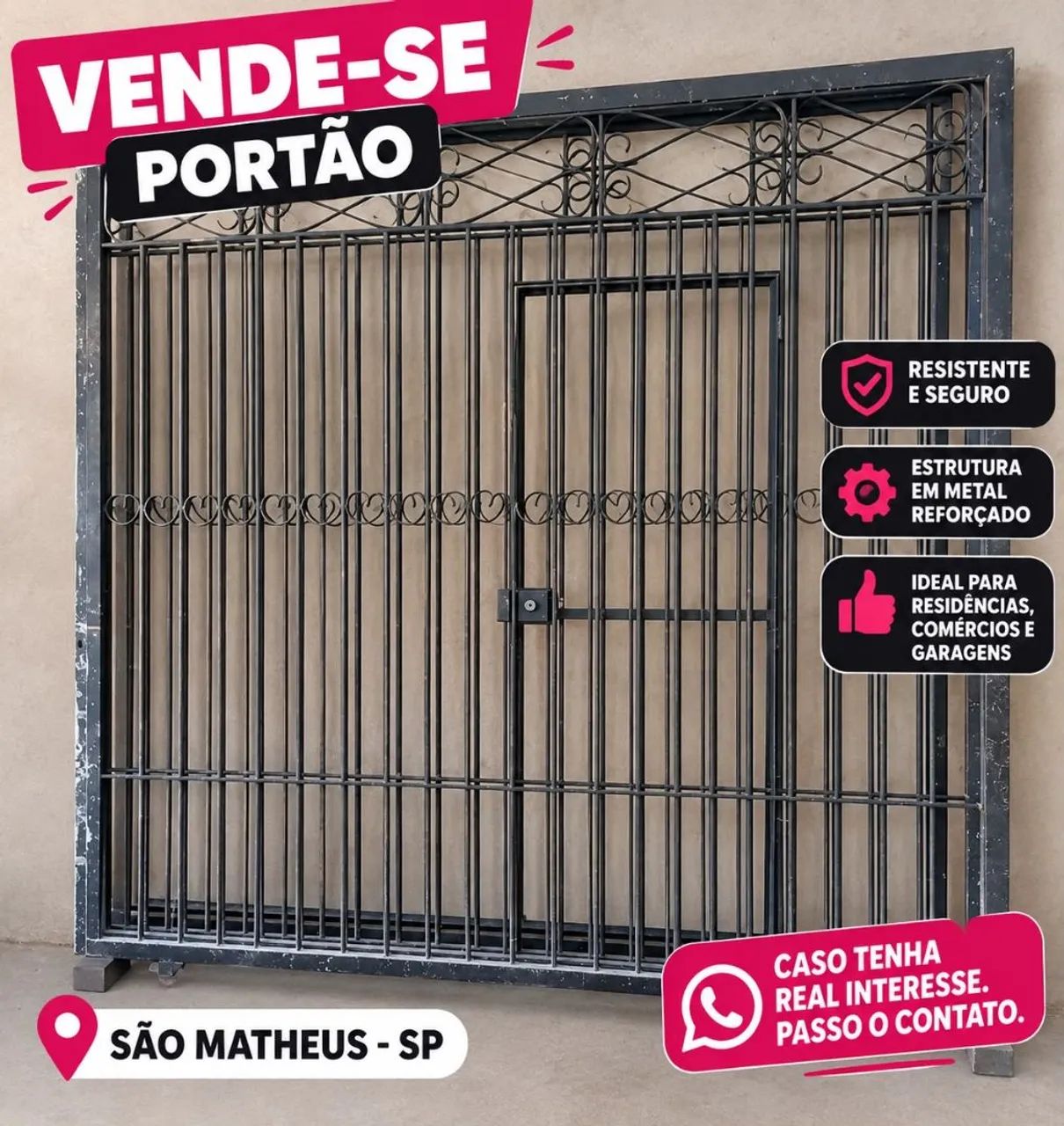 Portão de ferro