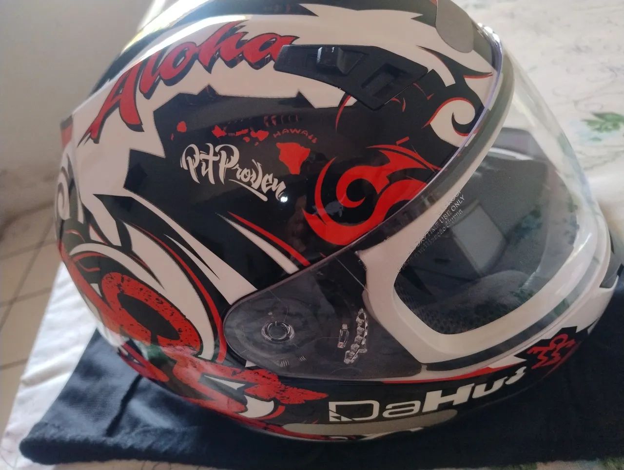 Capacete Nirosk FF391 POUCO USADO - Foto 3