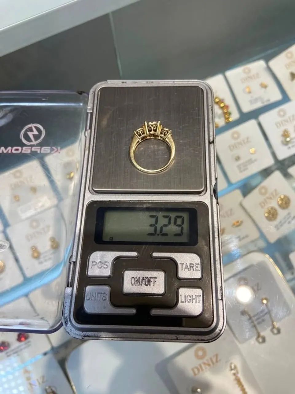 Anel Ouro 14K - Tamanho 15 - Foto 3