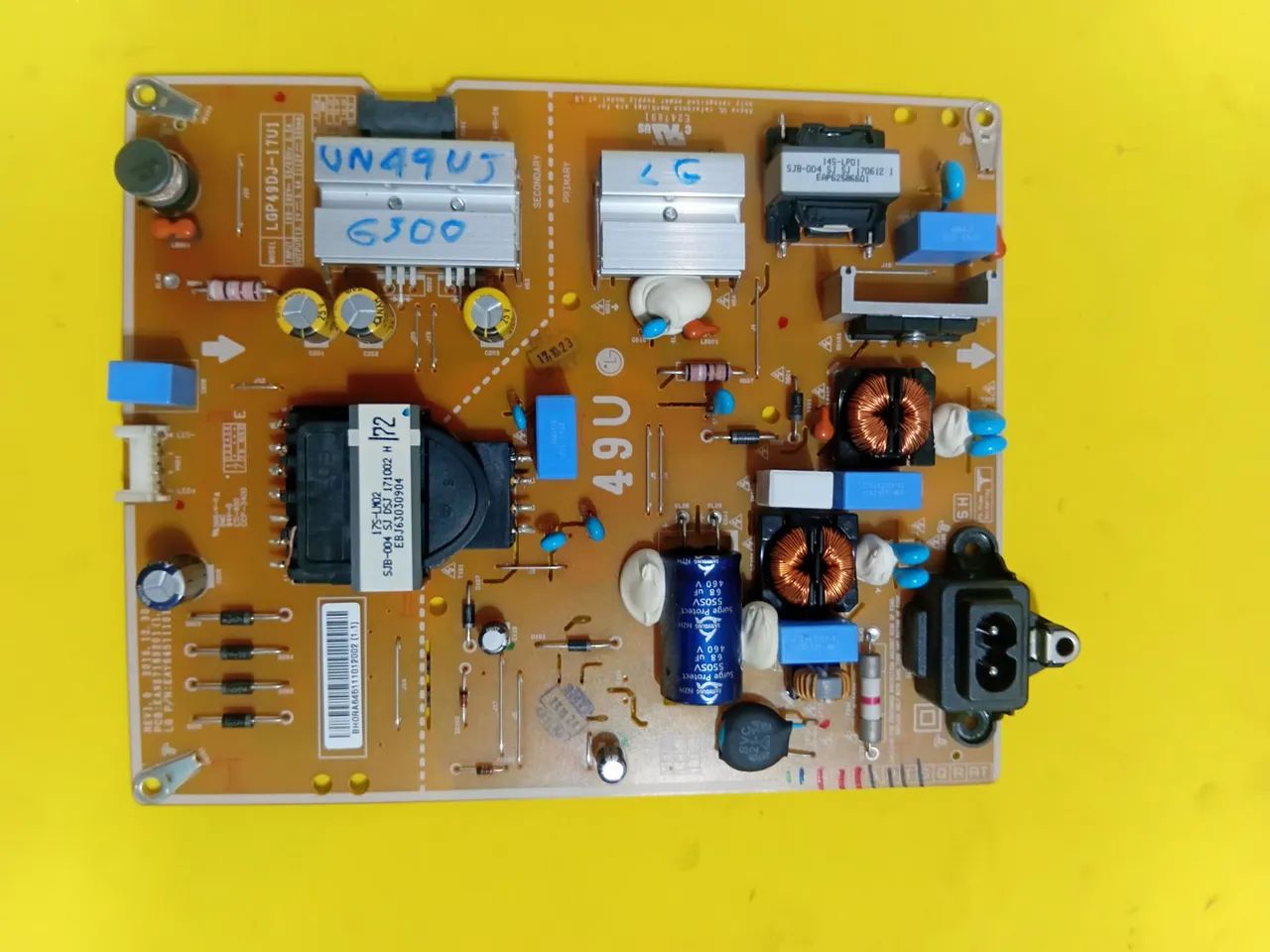 Placa da fonte-TV LG Un49 UJ6300