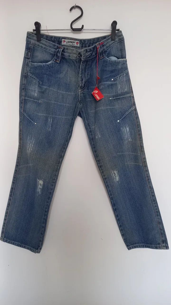 Calça jeans de alfaiataria e outras cores - Foto 2