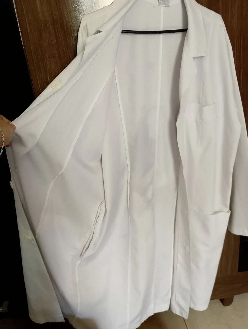 Jaleco branco novo Aspen