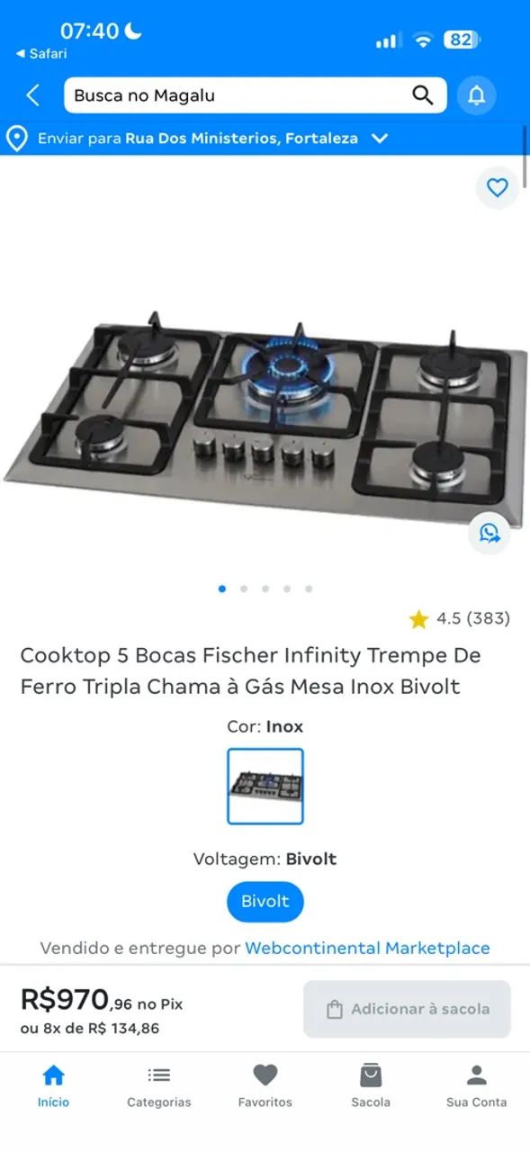 Fogão nunca usado  - Foto 2