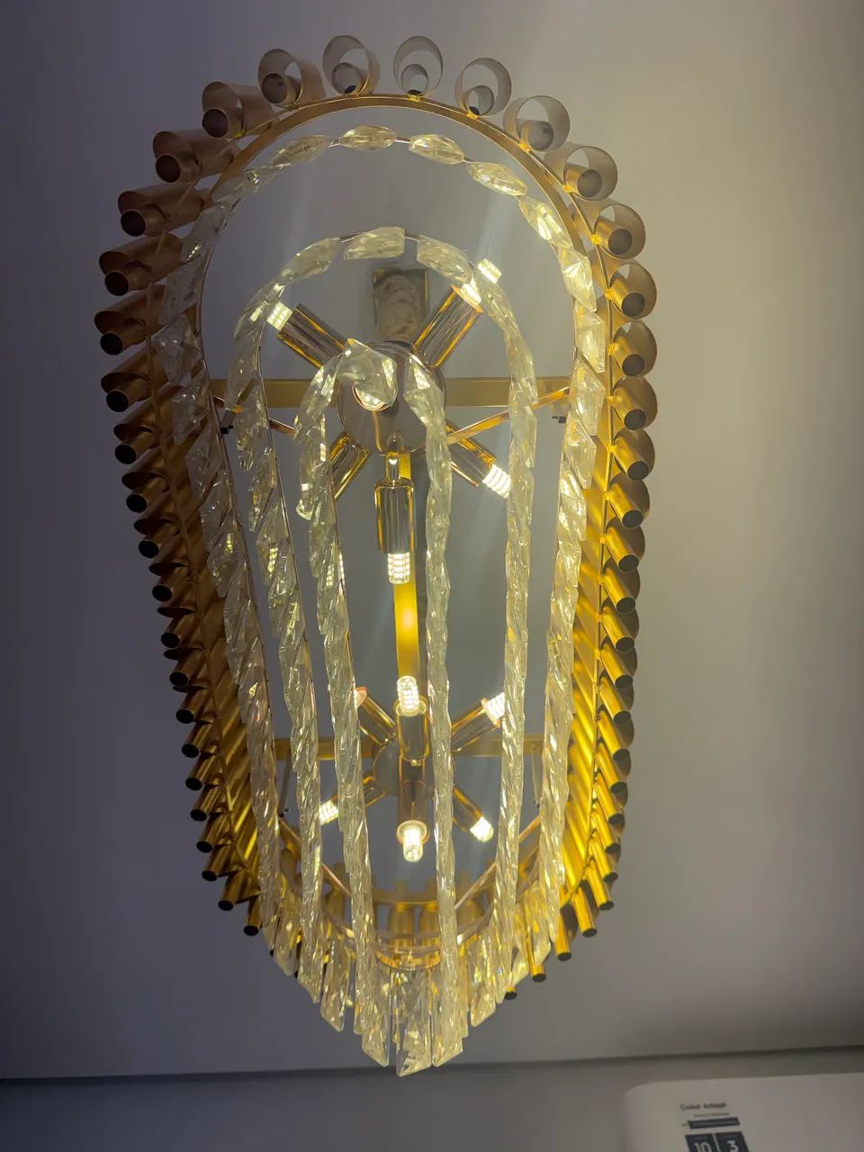 Lustre teto dourado  - Foto 3