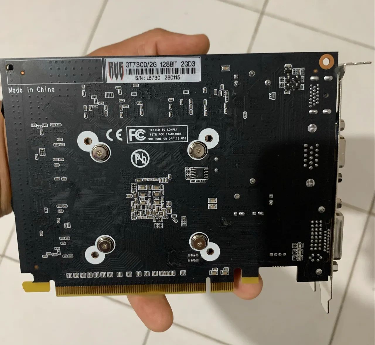 Placa de vídeo GT730 2GBS - Foto 2