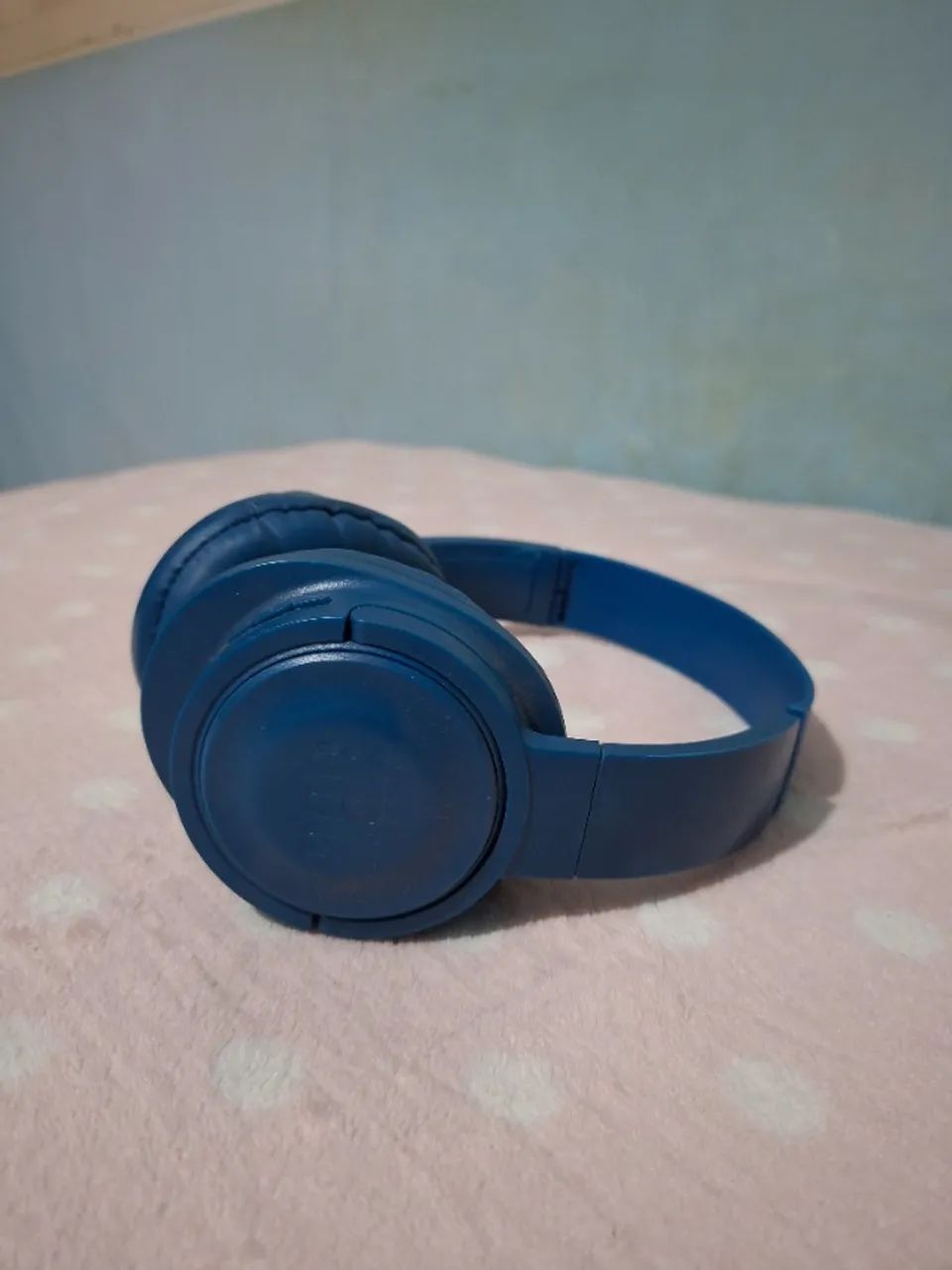 Headphone sem fio Bluetooth Azul - Foto 2