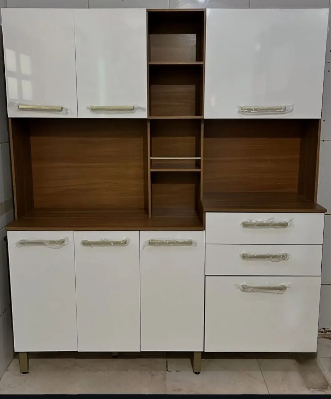 Armário de Cozinha 7 Portas 2 gavetas Encanto ( Novo Direto da Fabrica ) - Foto 2
