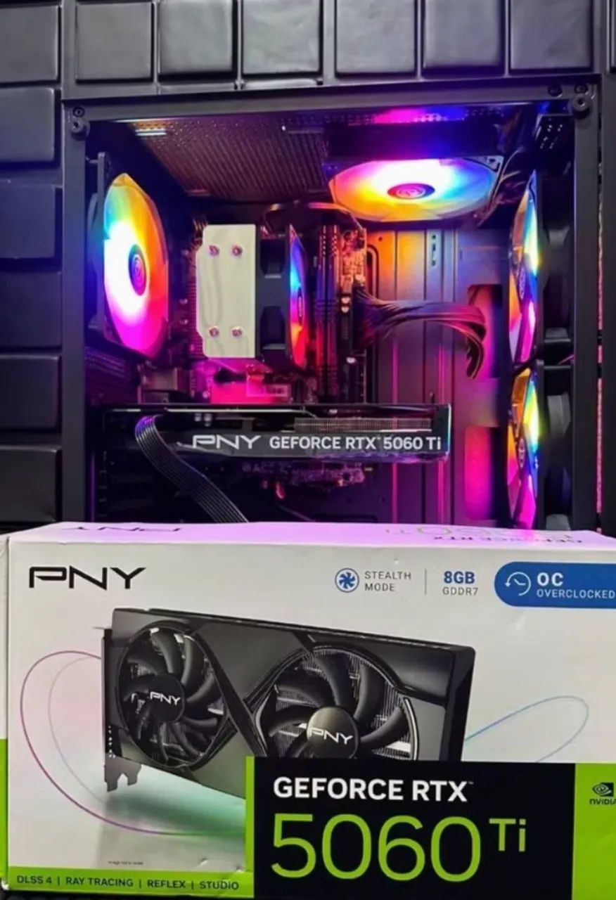 RTX 5060 TI 8GB PNY COM CAIXA - Foto 3
