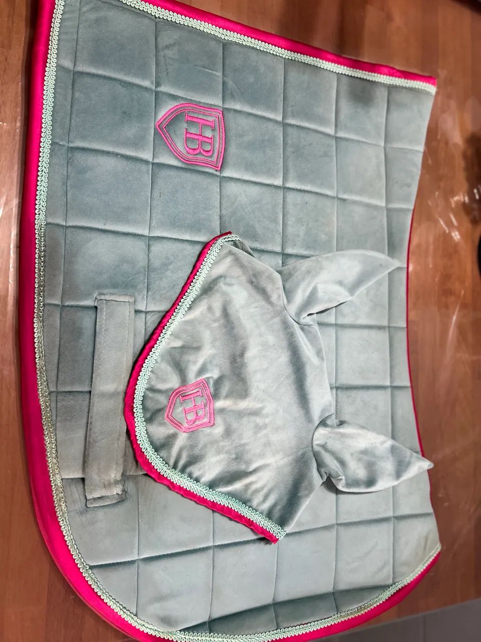 Conjunto de prova turquesa e rosa HB - Foto 2
