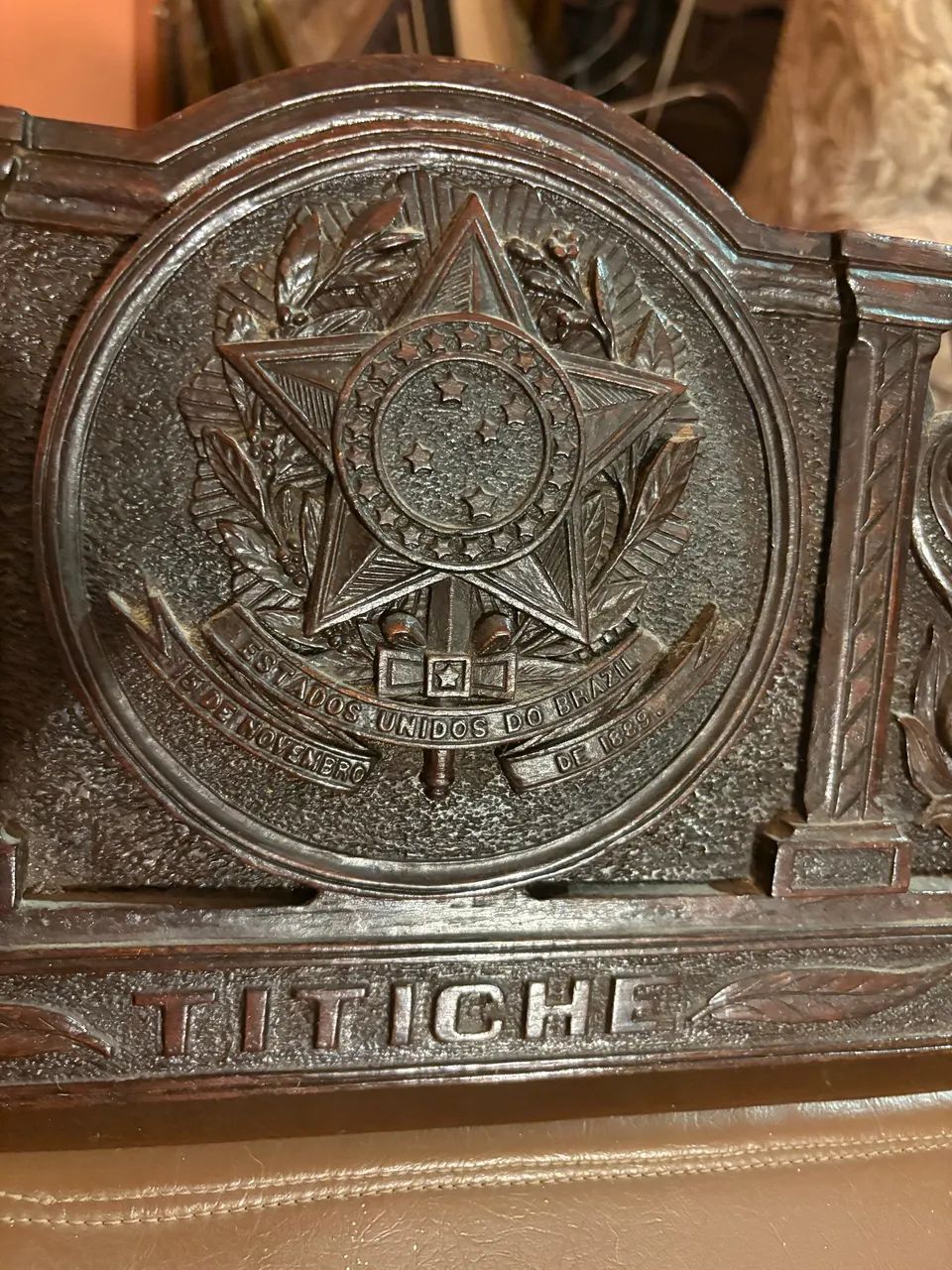Cadeira Reclinável Antiga Personalizada ?Titiche? 1917 - Foto 4