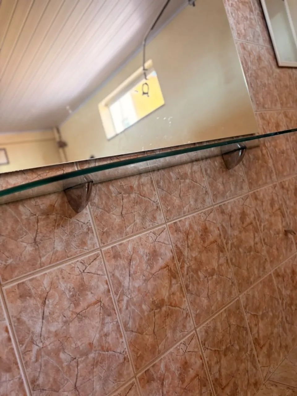 espelho com bancada e carrinho para salão de beleza - Foto 4